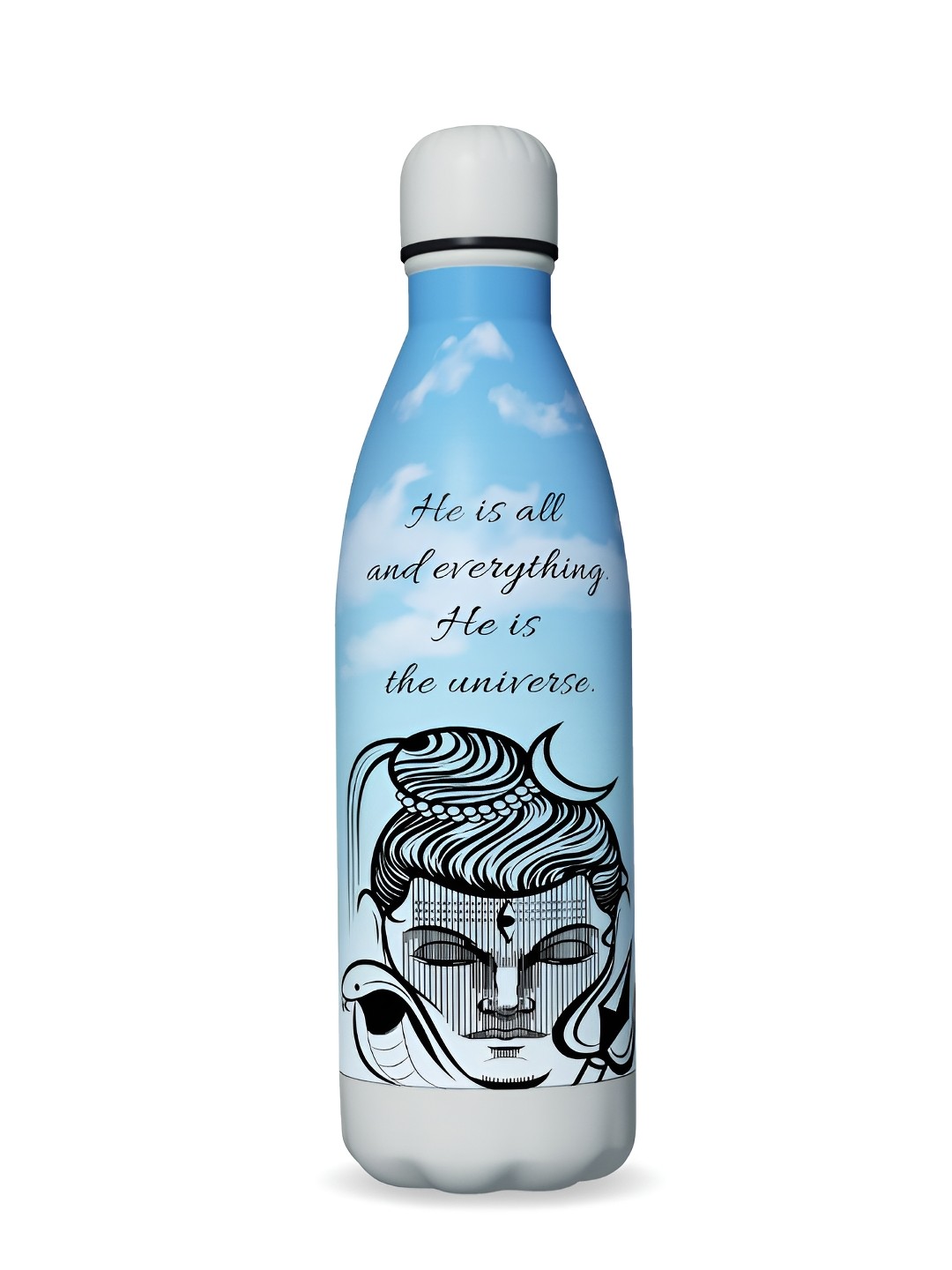 

Speedex Multicoloured & Multicoloured Single Stainless Steel Printed Double Wall Vacuum Water Bottle, Multi