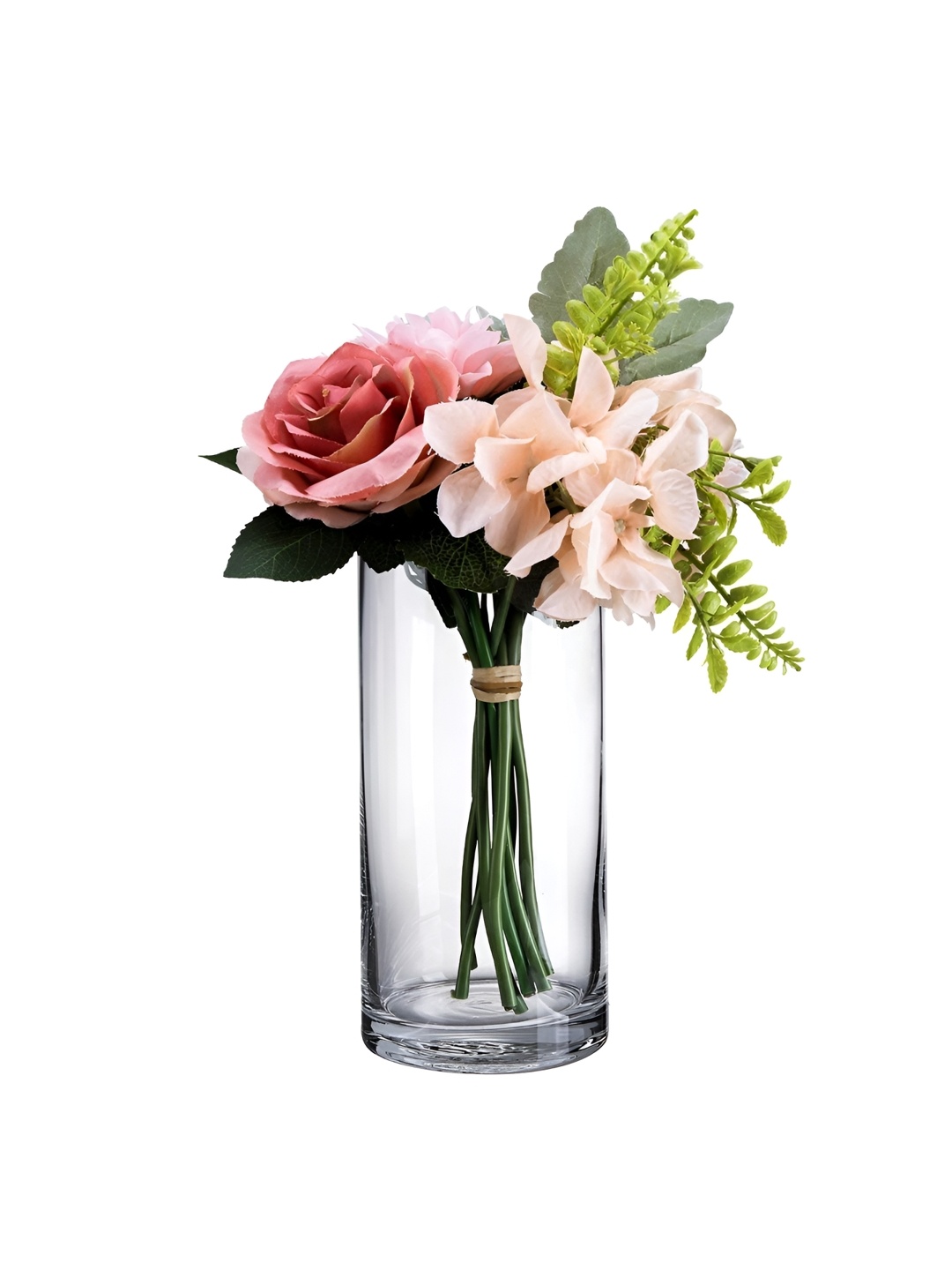 

Clovefry Glass Cylinder Vases 4 Inch Tall X 4 Inch Round vase for Home Decor, Transparent