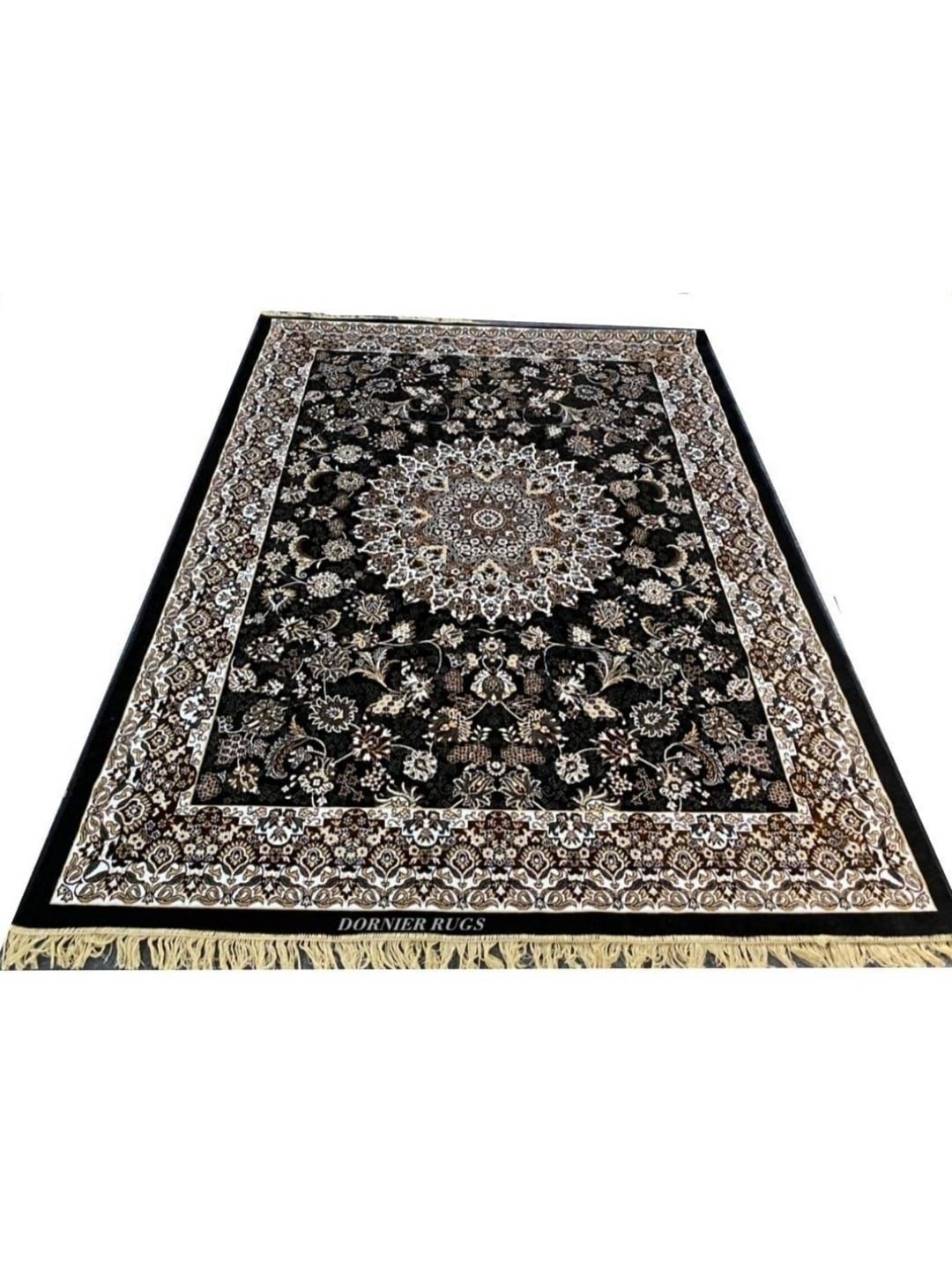 

Samjeeda Handloom carpets Red Geometric Anti-Skid Cotton Carpet