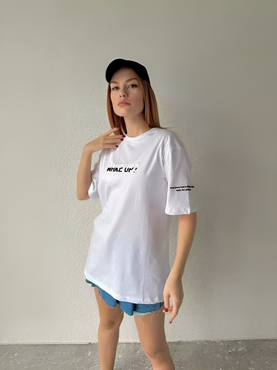 

HERE&NOW Women Typography Printed T-shirt, White