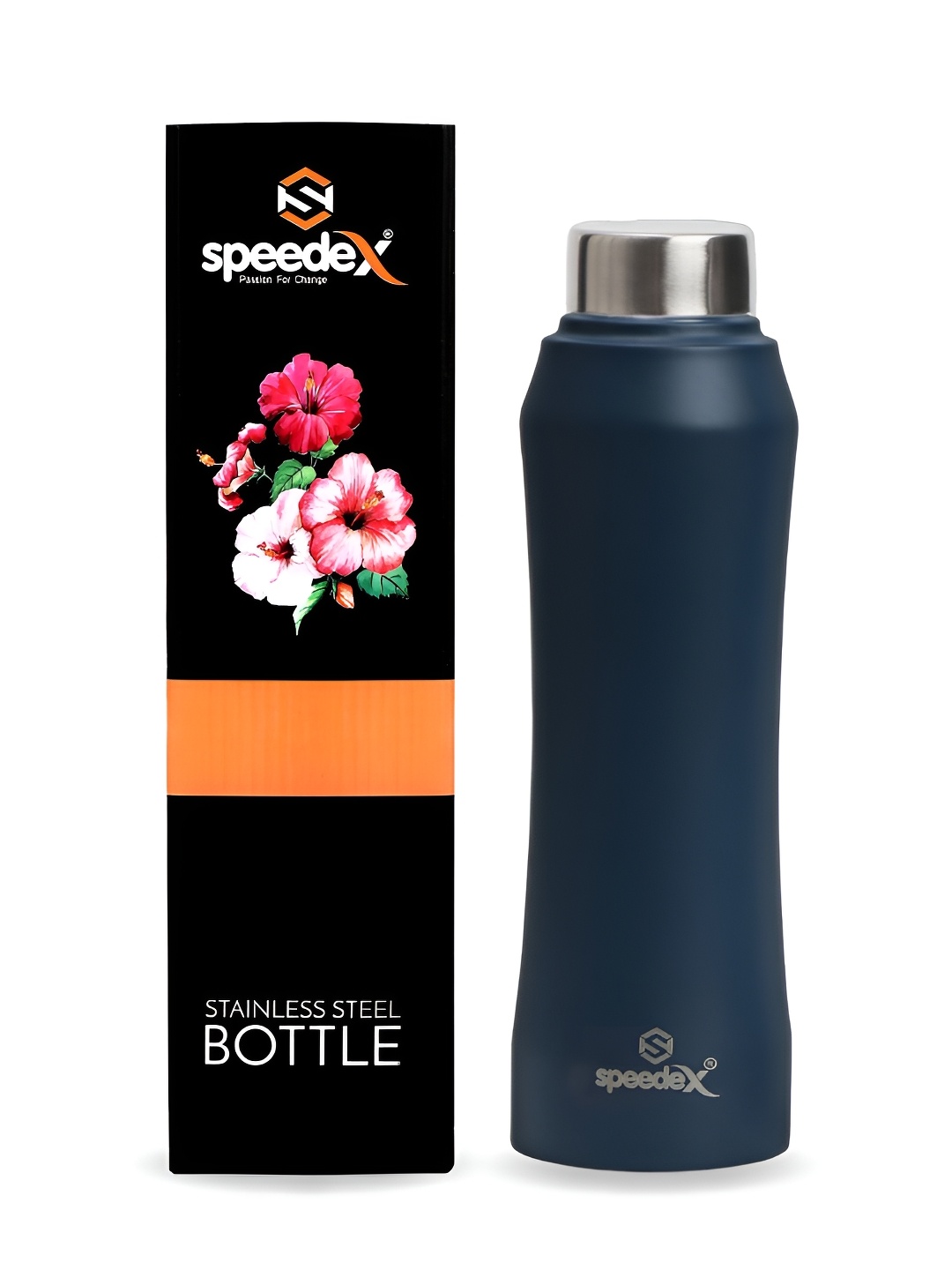 

Speedex Blue Stainless Steel Single Wall Vacuum Leakproof Water Bottle 1 L
