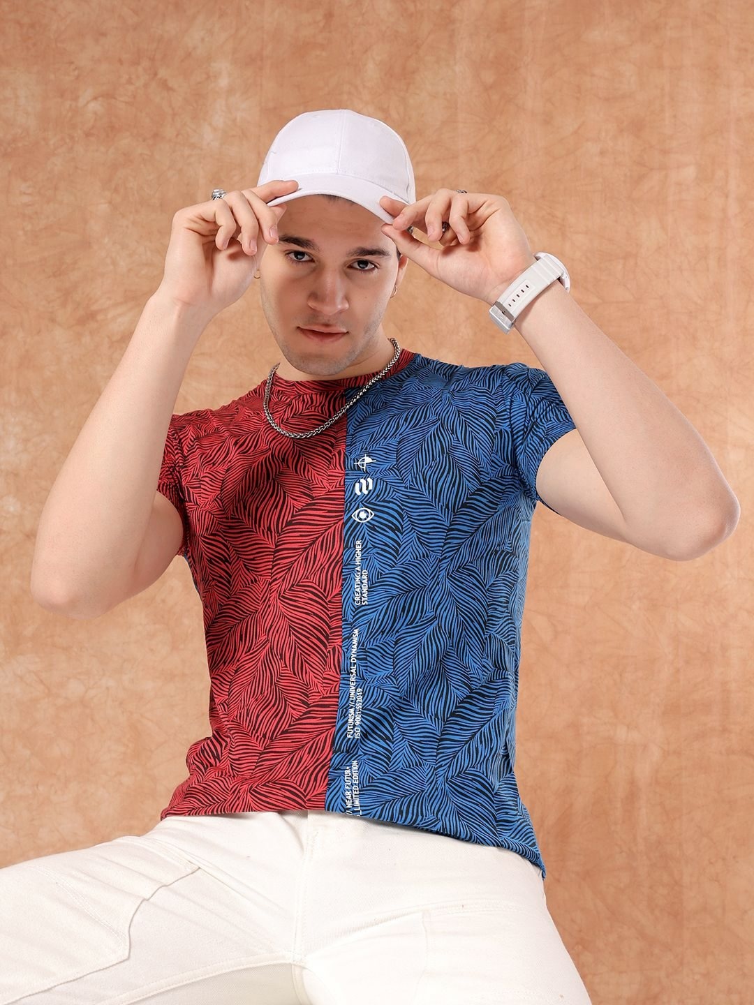 

The Indian Garage Co Men Printed T-shirt, Red