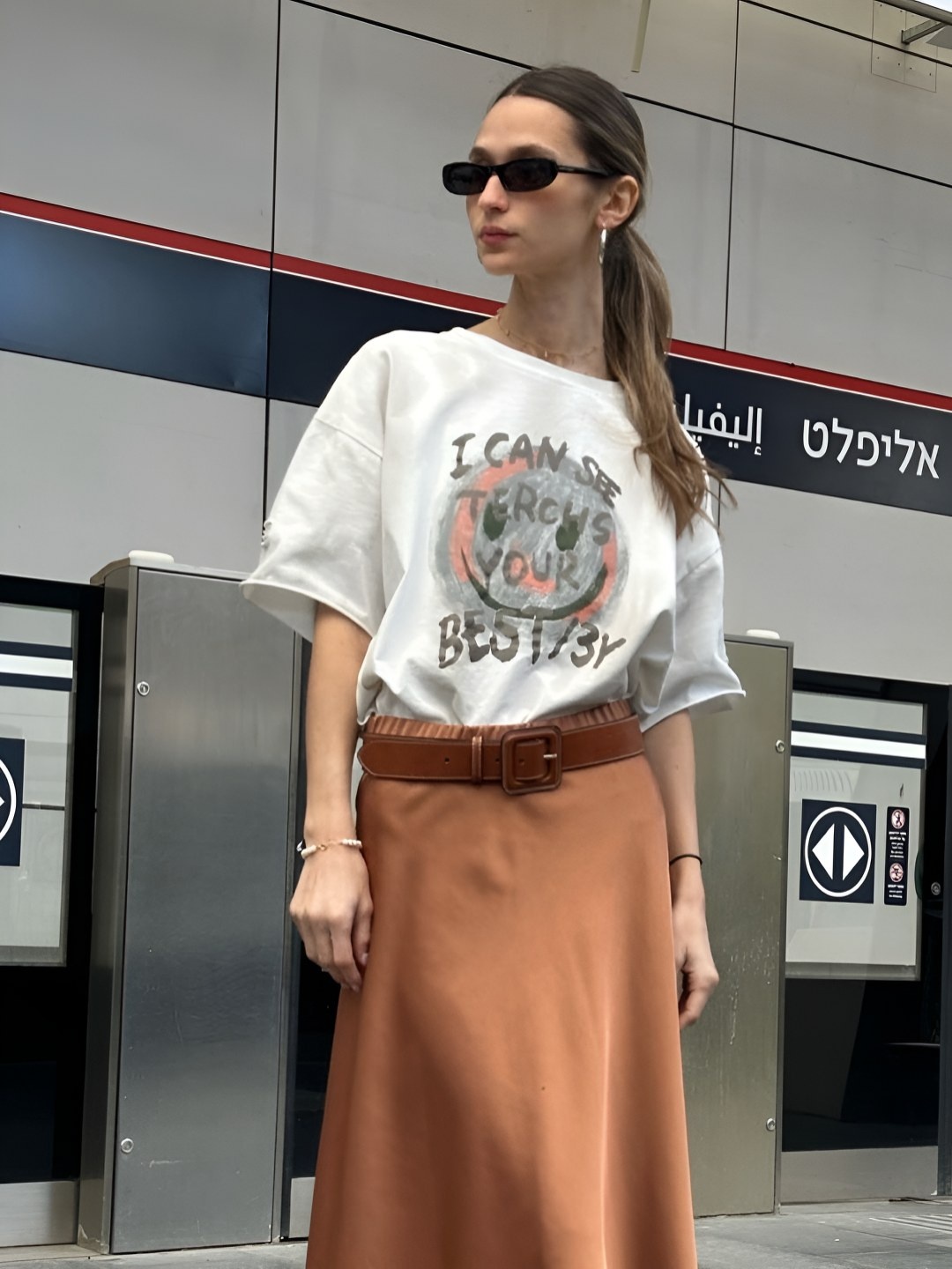 

HERE&NOW Women Printed T-shirt, White