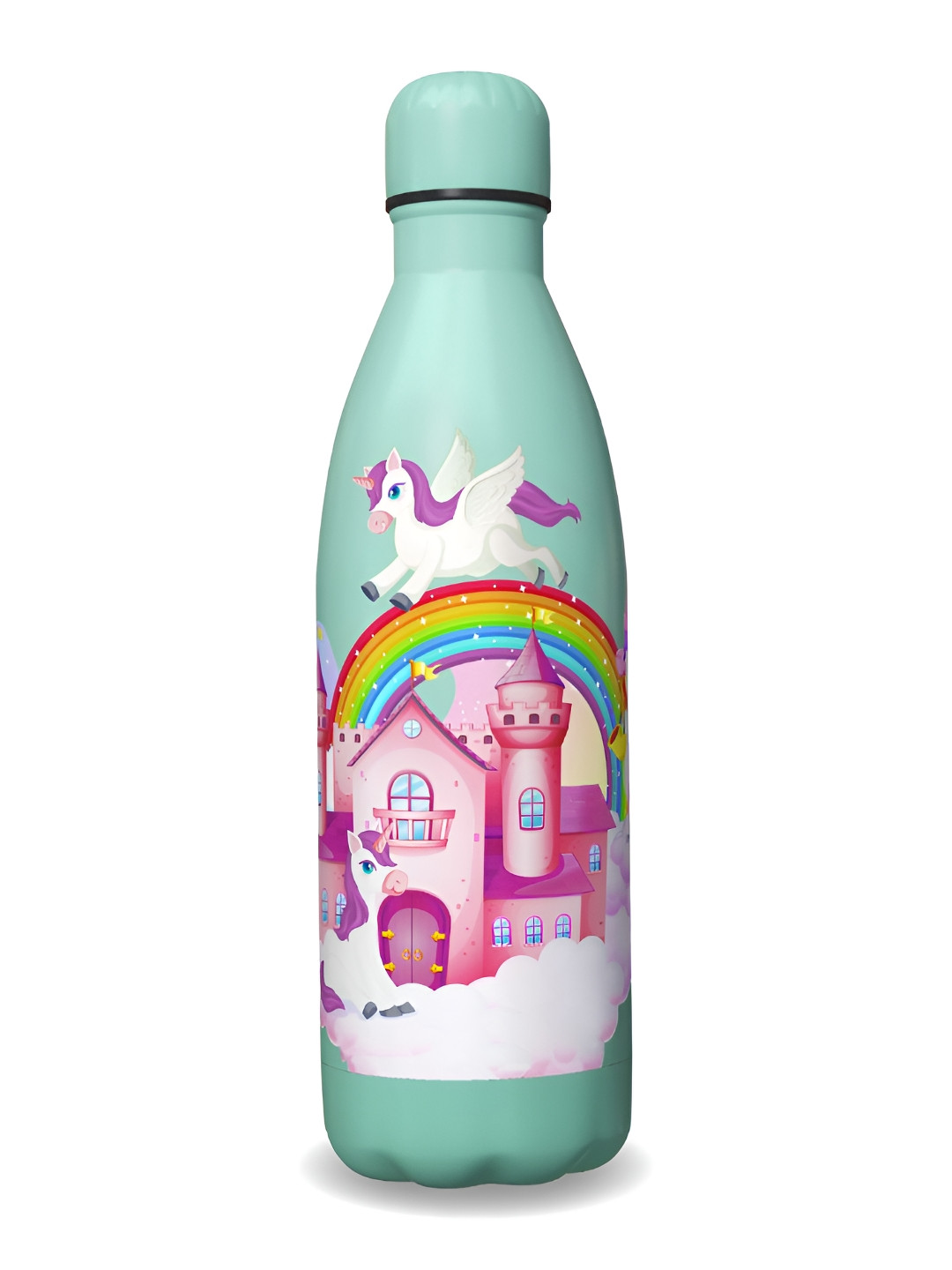 

Speedex Green Abstract Printed Stainless Steel Single Wall Vacuum Water Bottle 750 ml