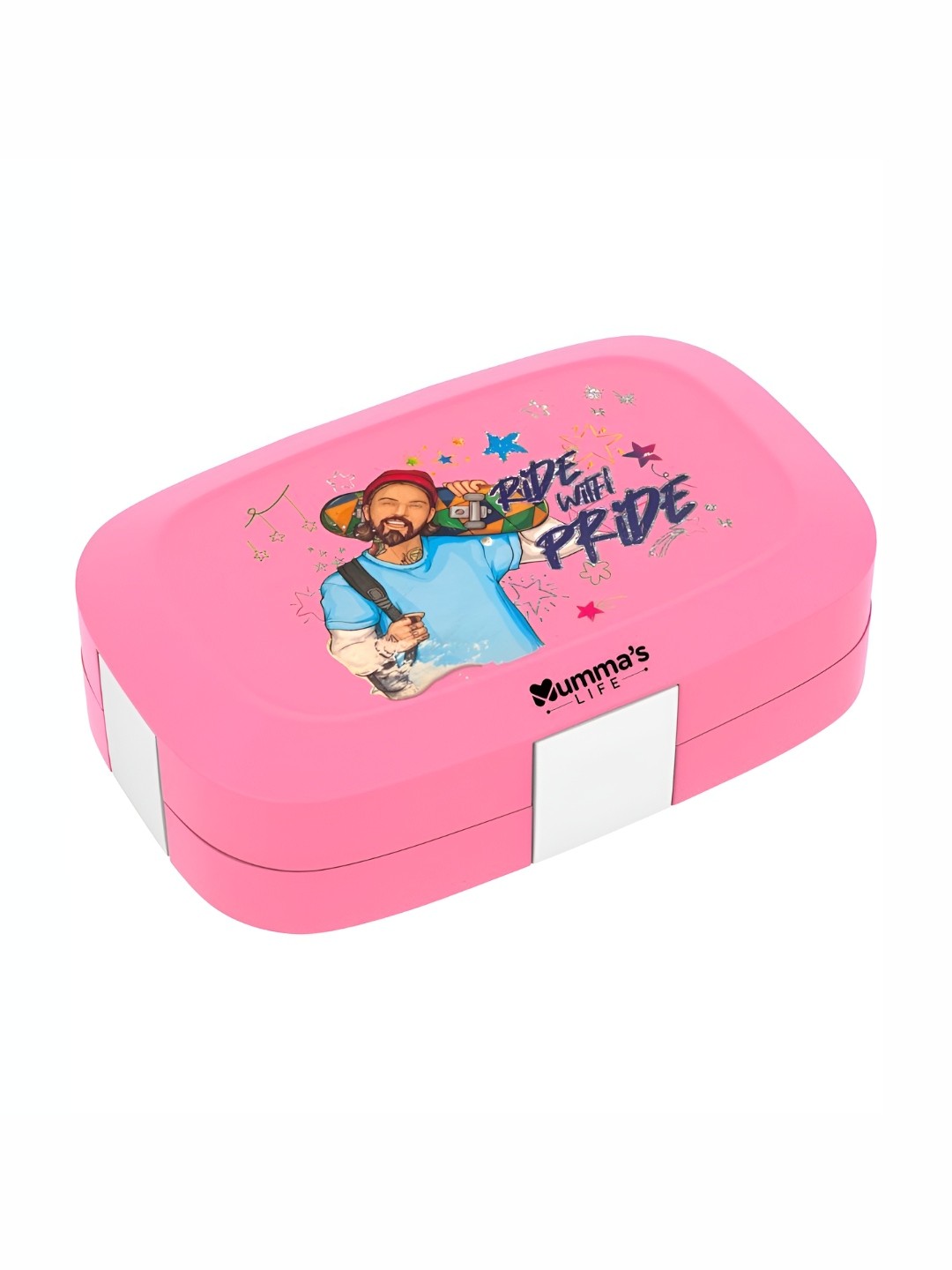 

Mumma's Life Tuntun Pink Stainless Steel Dishwasher Safe Lunch Box 840ml