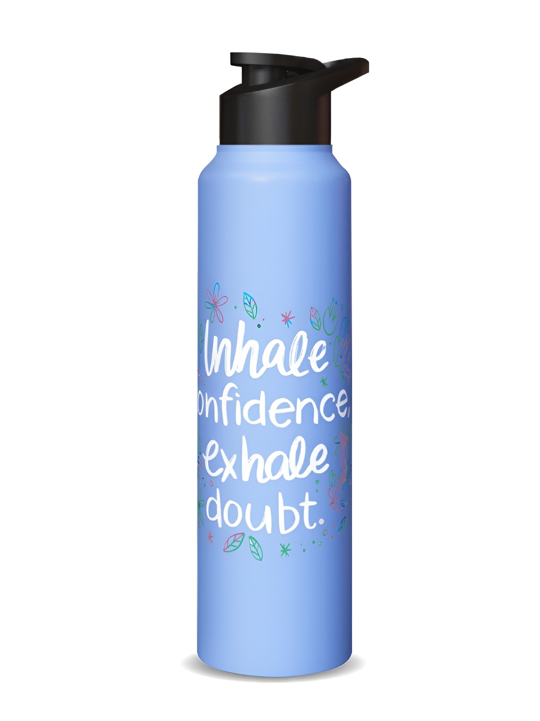 

Speedex Blue & White Printed Stainless Steel Single Wall Vacuum Water Bottle 1L