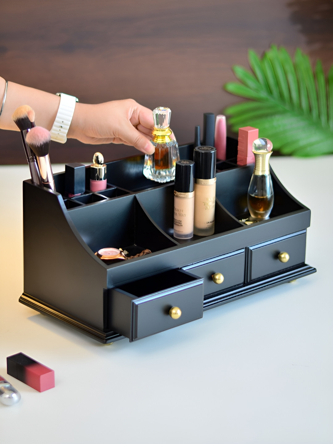 

Cinch Home Black Reusable Makeup Organiser