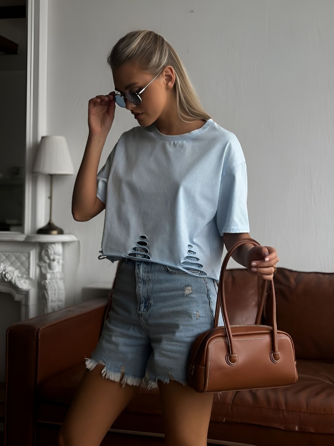 

HERE&NOW Women T-shirt, Blue