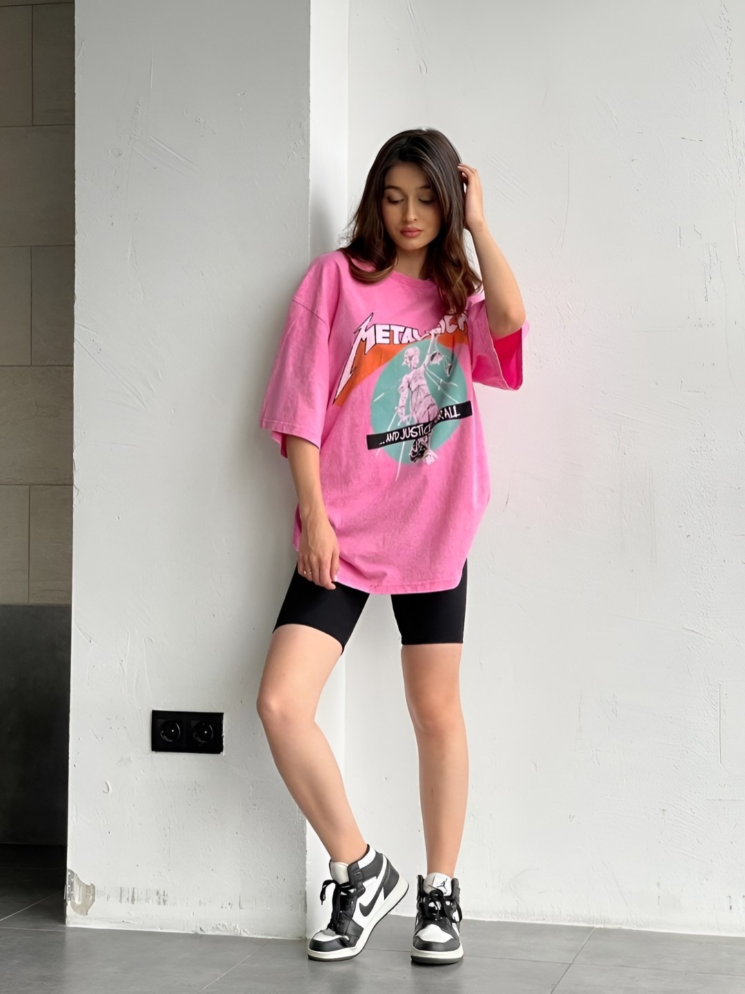 

HERE&NOW Women Printed T-shirt, Pink