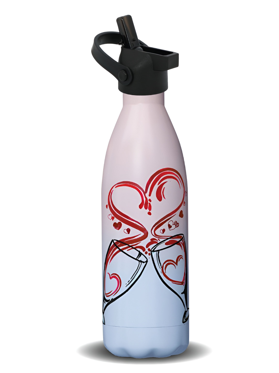 

Speedex Multicoloured & Multicoloured Single Stainless Steel Printed Double Wall Vacuum Water Bottle, Multi