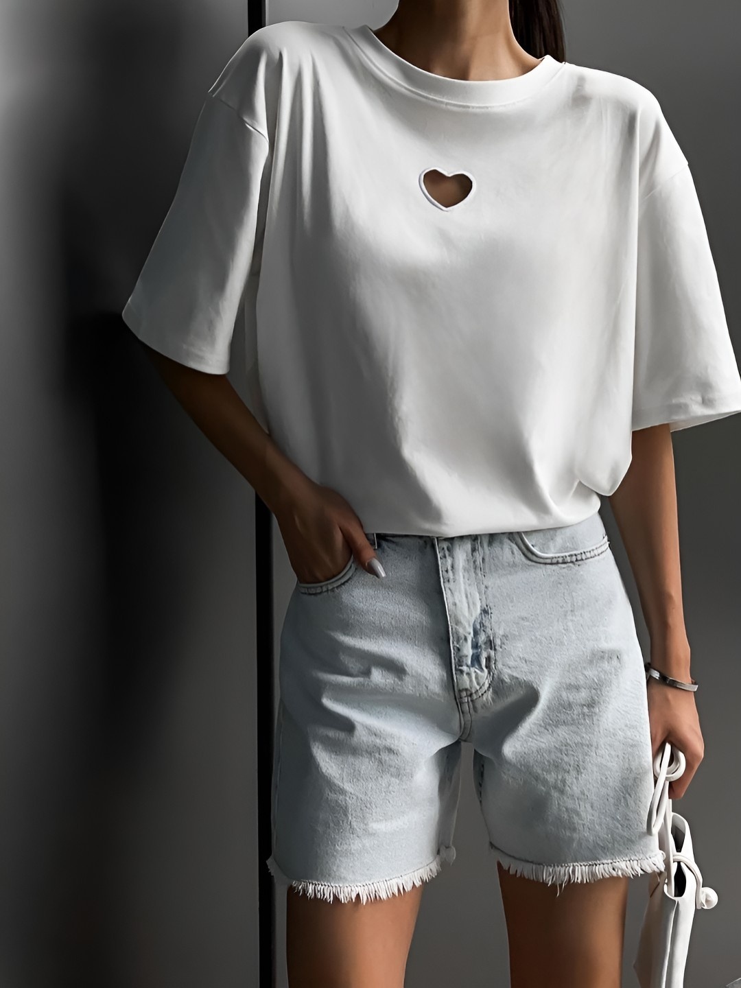 

HERE&NOW Women T-shirt, White