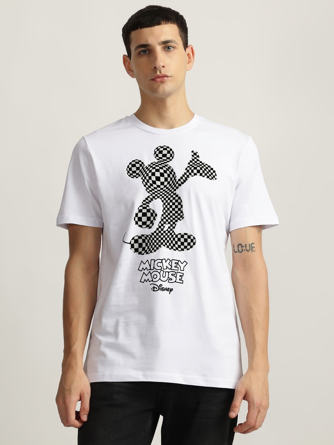 

Antony Morato Men Mickey Mouse Printed T-shirt, White