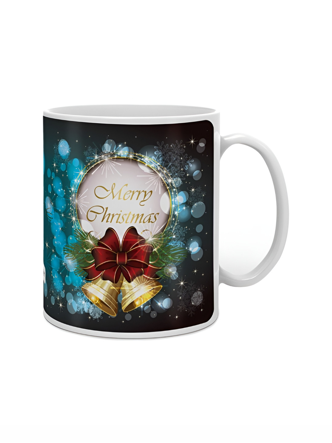 

Indigifts Blue & White Printed Ceramic Glossy Mug 330 ml