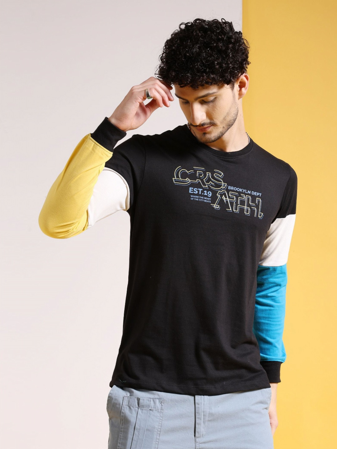 

The Indian Garage Co Printed T-shirt, Black