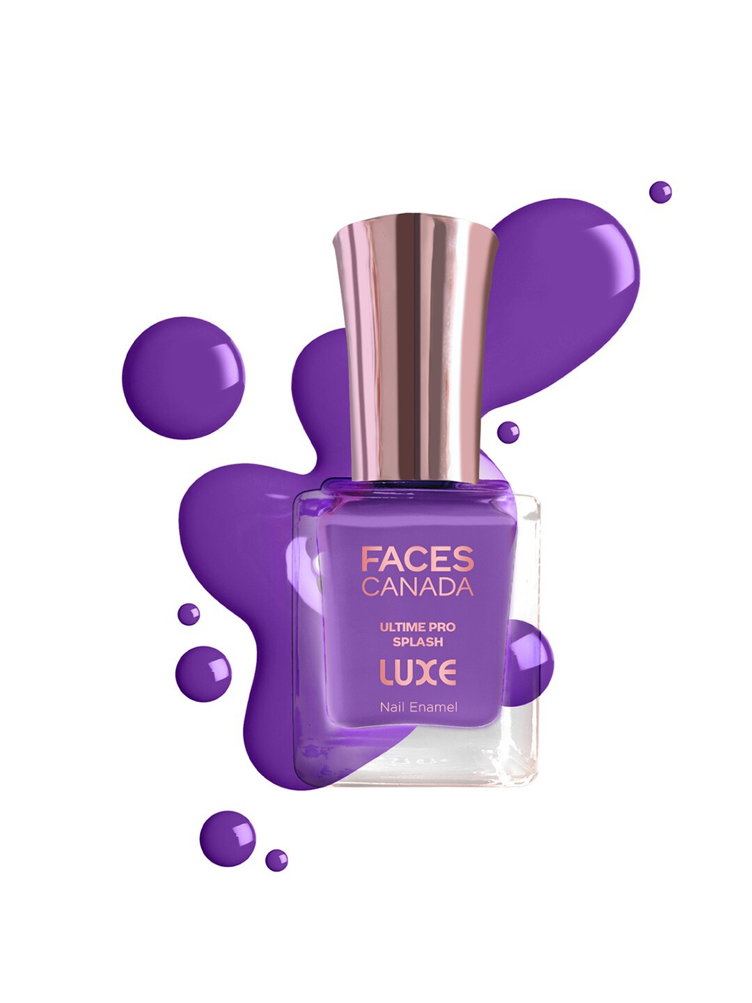 

FACES CANADA Ultime Pro Splash Luxe Quick-Dry Nail Enamel 12ml - Amethyst L23, Purple