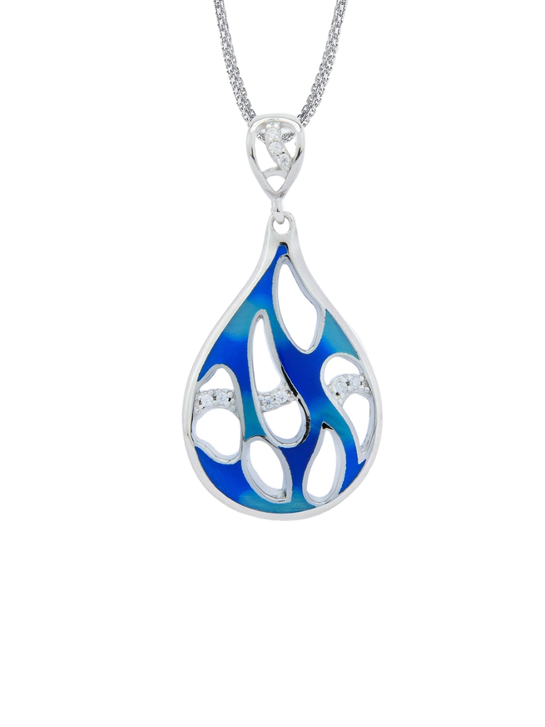

Nipura Silver-Plated Square Pendants