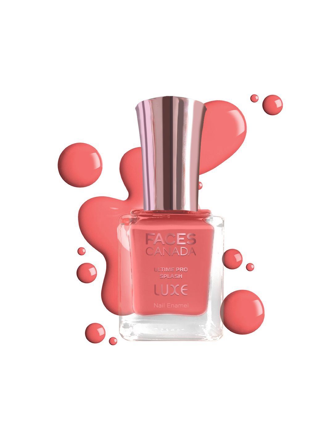 

FACES CANADA Ultime Pro Splash Luxe Nail Enamel - 12ml - Apricot Pie L47, Pink