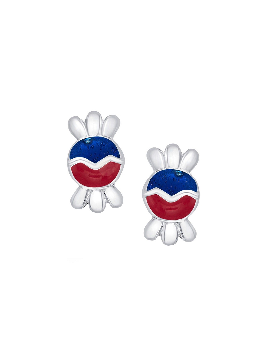 

Nipura 925 Sterling Silver Rhodium-Plated Toffee Twinkle Studs Earrings