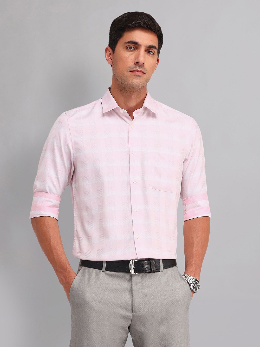 

AD By Arvind Men Shirt, Pink