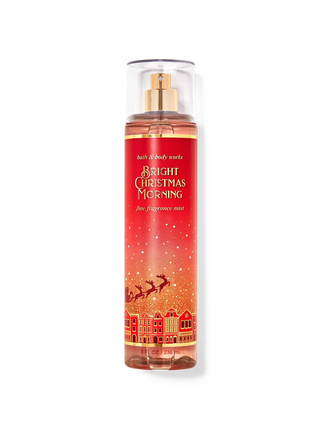 

Bath & Body Works Bright Christmas Morning Long Lasting Fine Fragrance Mist - 236ml, Red