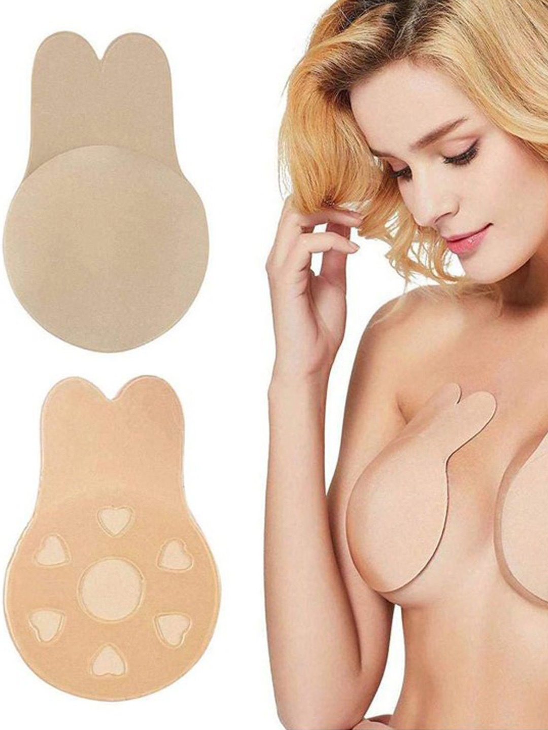 

Softwrap Women Reusable Stick-On Lingerie accessories, Beige