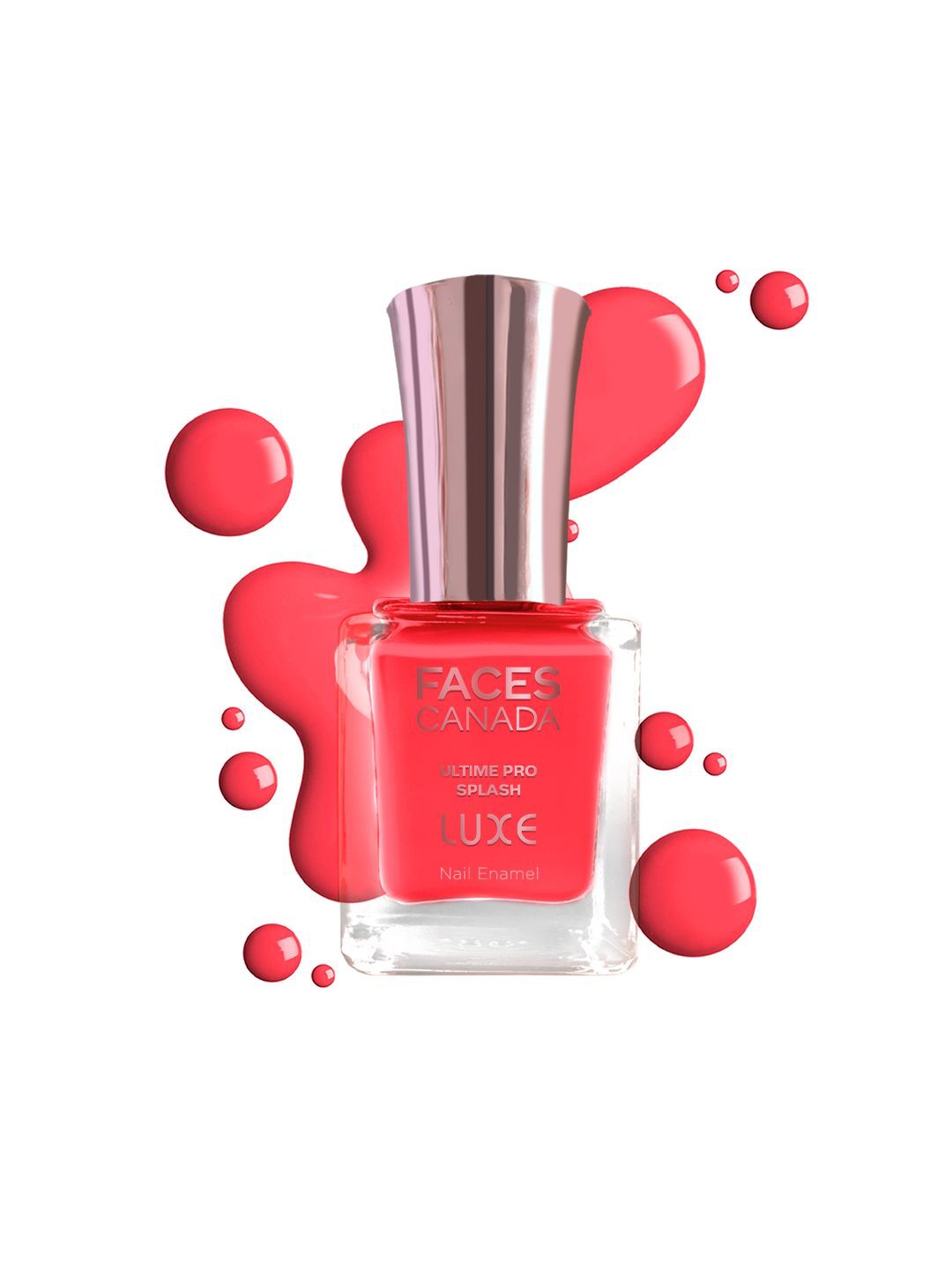 

FACES CANADA Ultime Pro Splash Luxe Nail Enamel - 12ml - Coral Candy L53, Pink