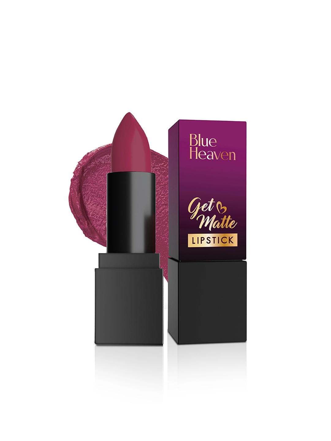 

Blue Heaven Get Matte Long Lasting Lightweight Lipstick - 501P, Burgundy
