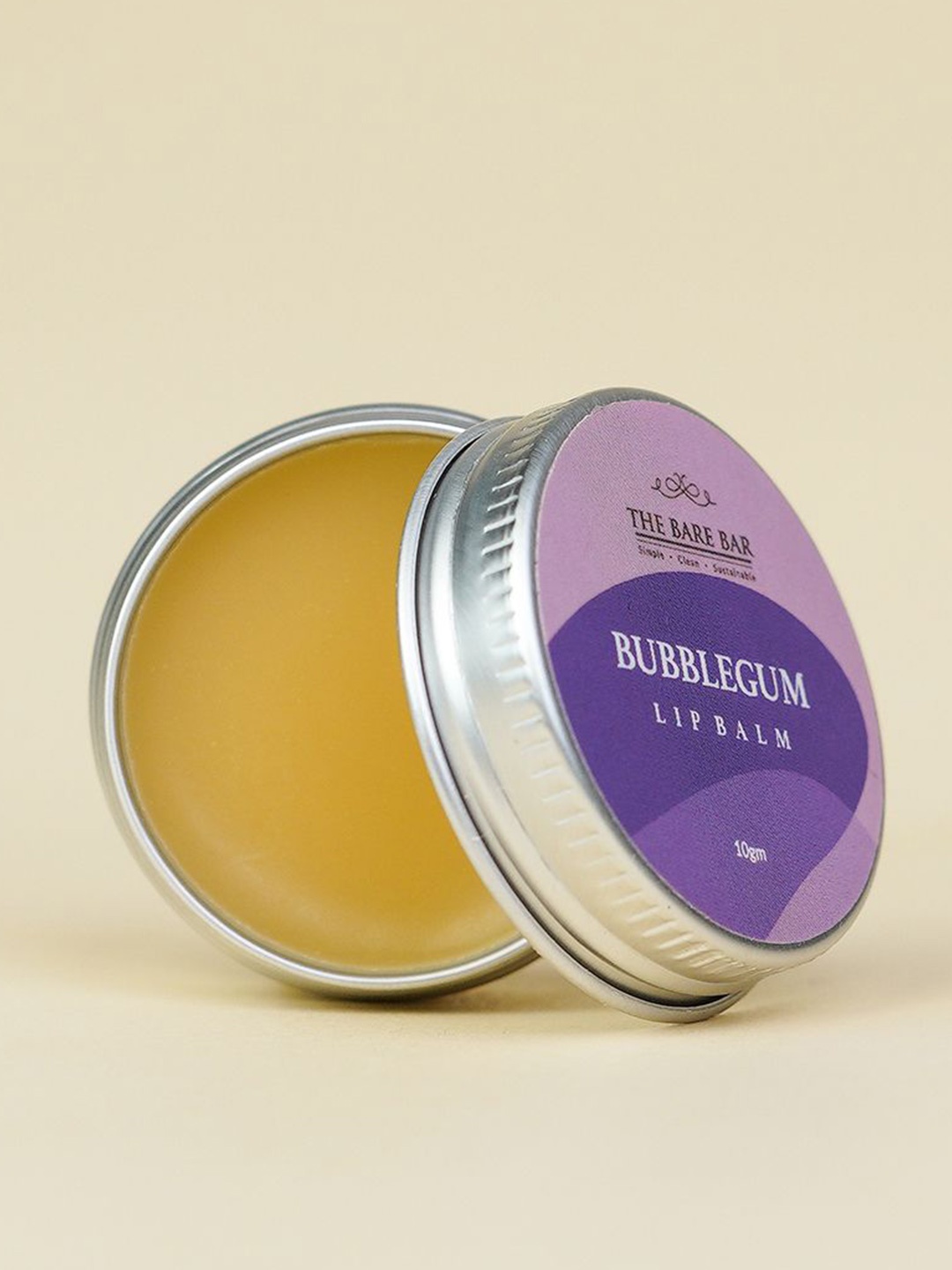 

The Bare Bar Bubblegum Lip Balm With Jojoba & Coconut Oil - 10 g, Cream
