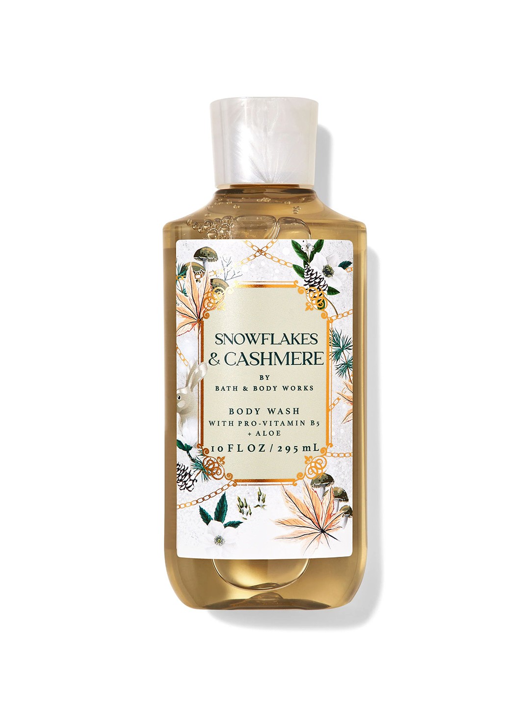 

Bath & Body Works Snowflakes & Cashmere Body Wash with Pro-Vitamins B5 & Aloe - 295 ml, White