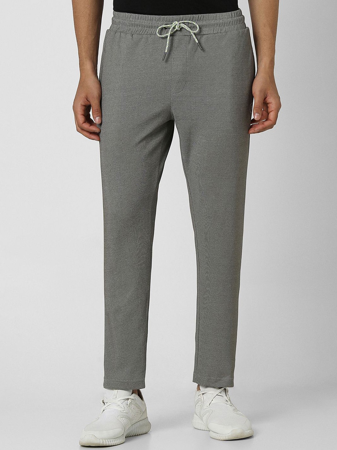 

Van Heusen Flex Men Textured Regular Fit Antimicrobial Track Pants, Grey