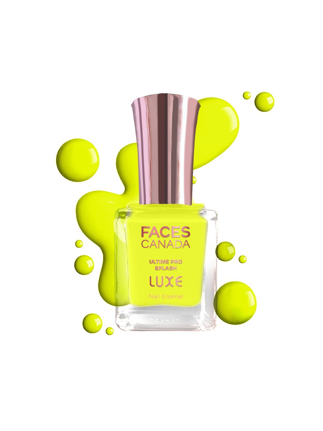 

FACES CANADA Ultime Pro Splash Luxe Nail Enamel - 12ml - Loud & Proud L55, Yellow