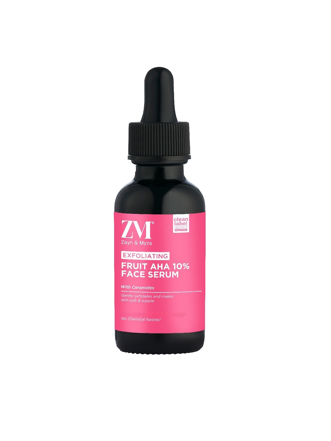 

ZM Zayn & Myza Exfoliating Fruit AHA 10% Face Serum With Ceramide - 30 ml, Transparent