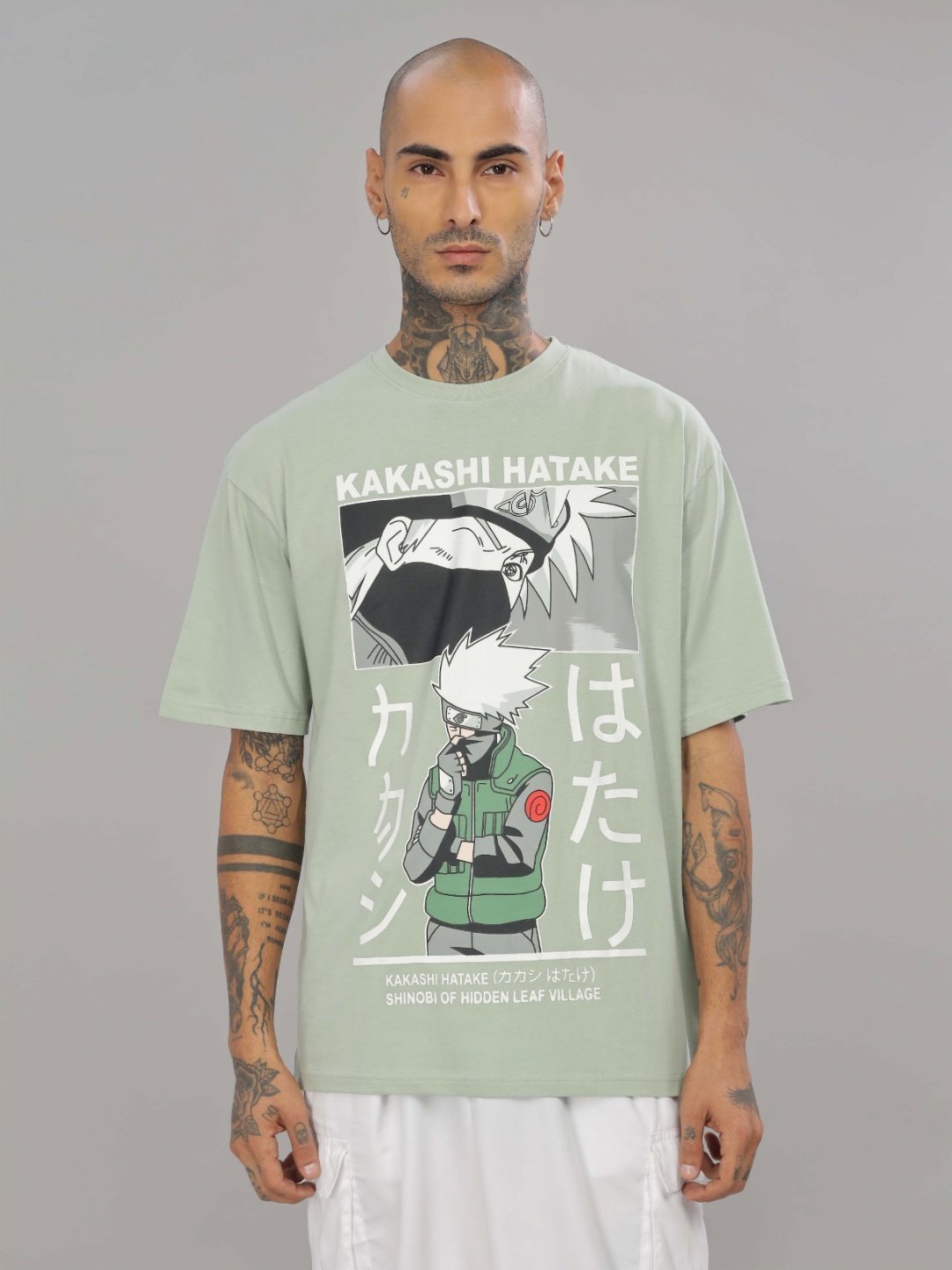 

TOMHIDDLE Men Printed Pockets T-shirt, Green