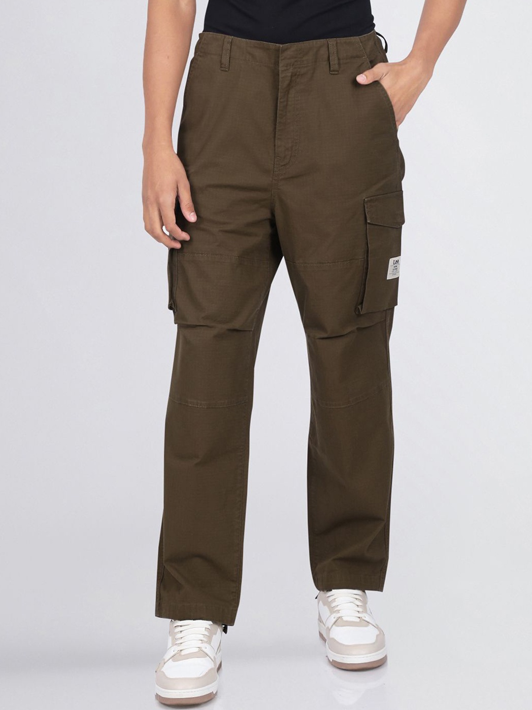 

Lee Men Loose Fit Cargo Trousers, Green