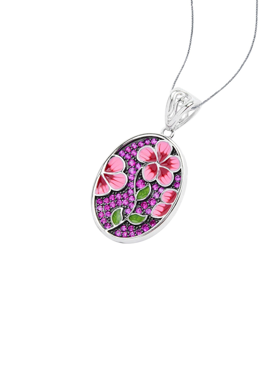 

Nipura Silver-Plated Circular Pendants