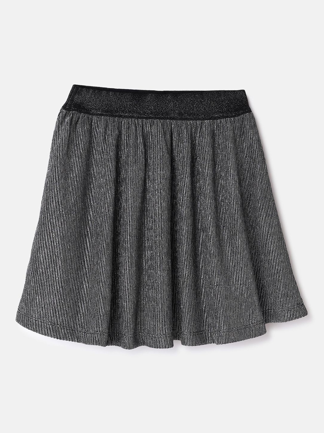 

United Colors of Benetton Girls Flared Mini Skirt, Grey