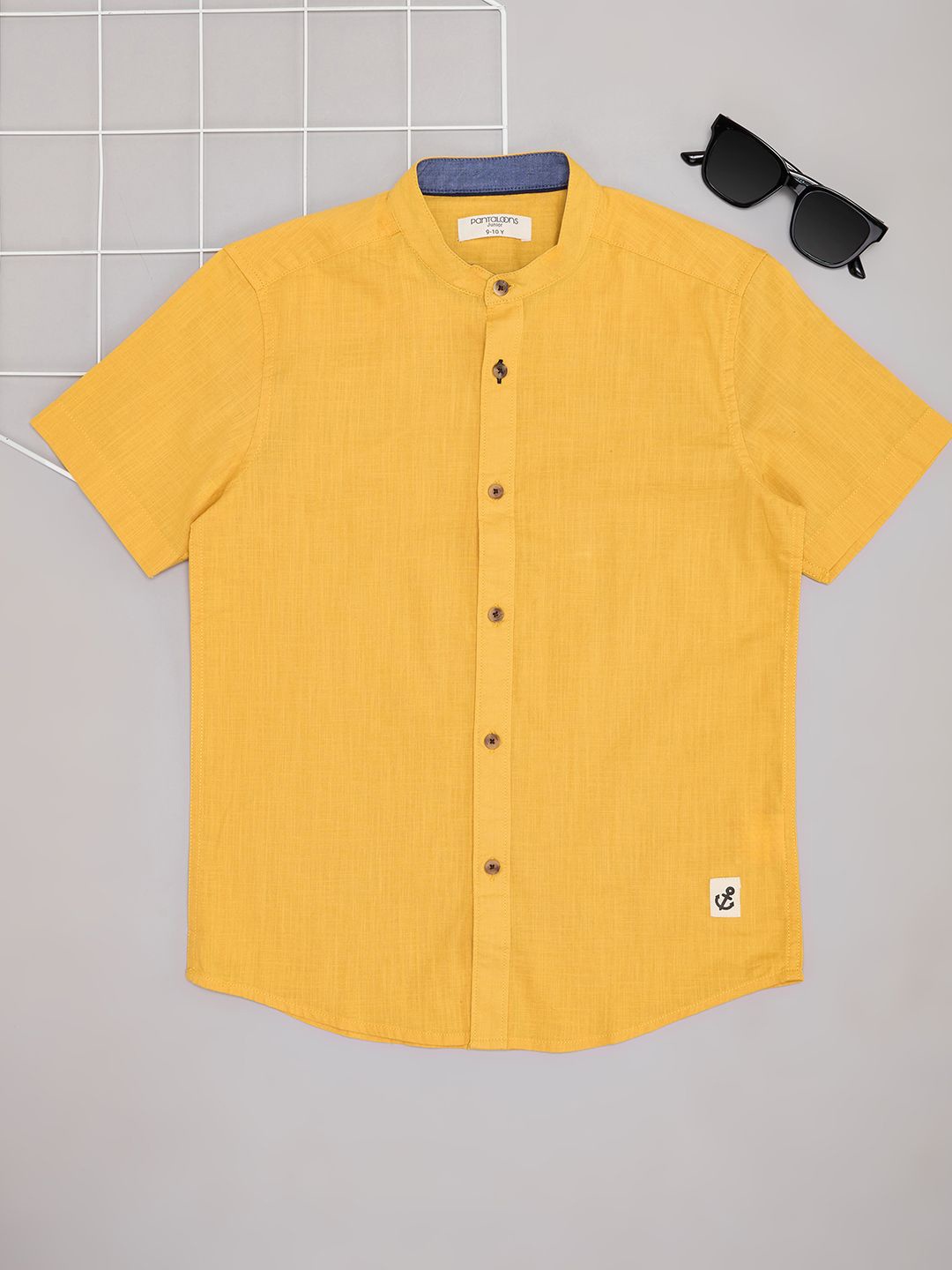 

Pantaloons Junior Boys Opaque Casual Shirt, Yellow