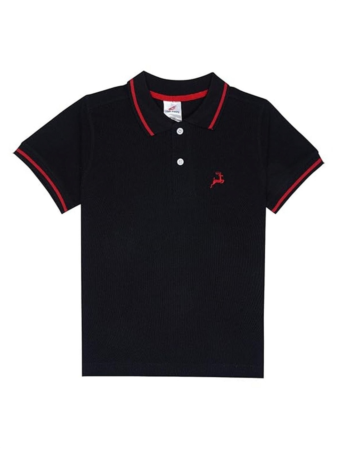 

BAESD Boys Polo Collar T-shirt, Black