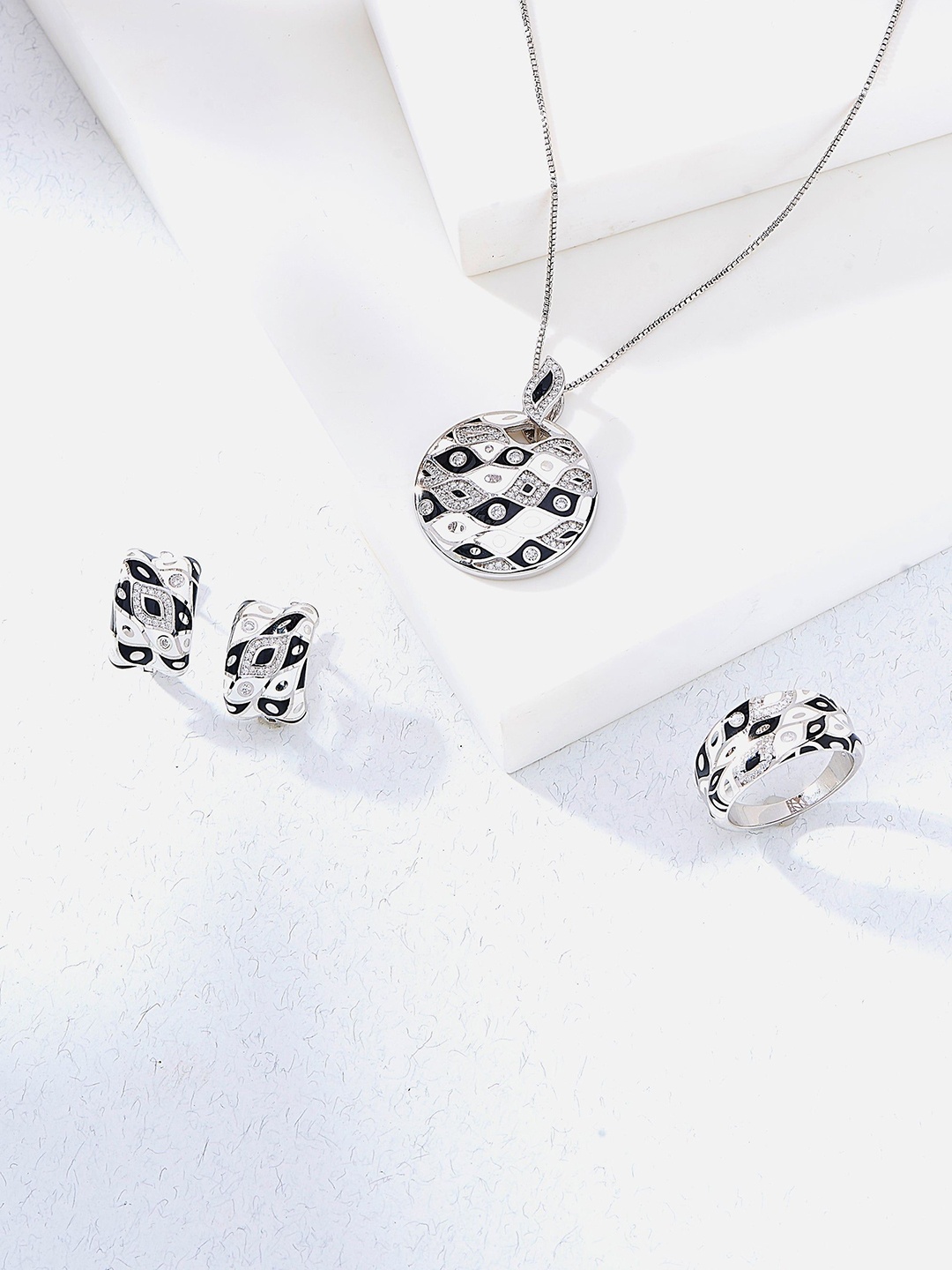 

Nipura 925 Sterling Silver Contemporary Studs