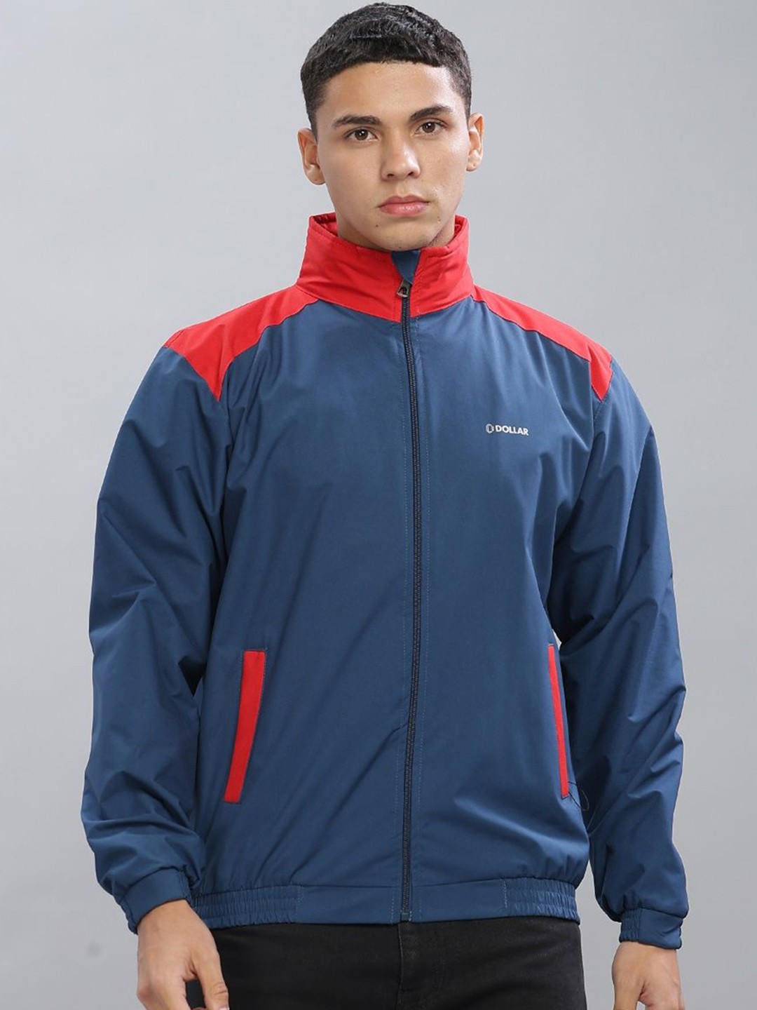 

Dollar Men Water Resistant Running Biker Jacket, Blue