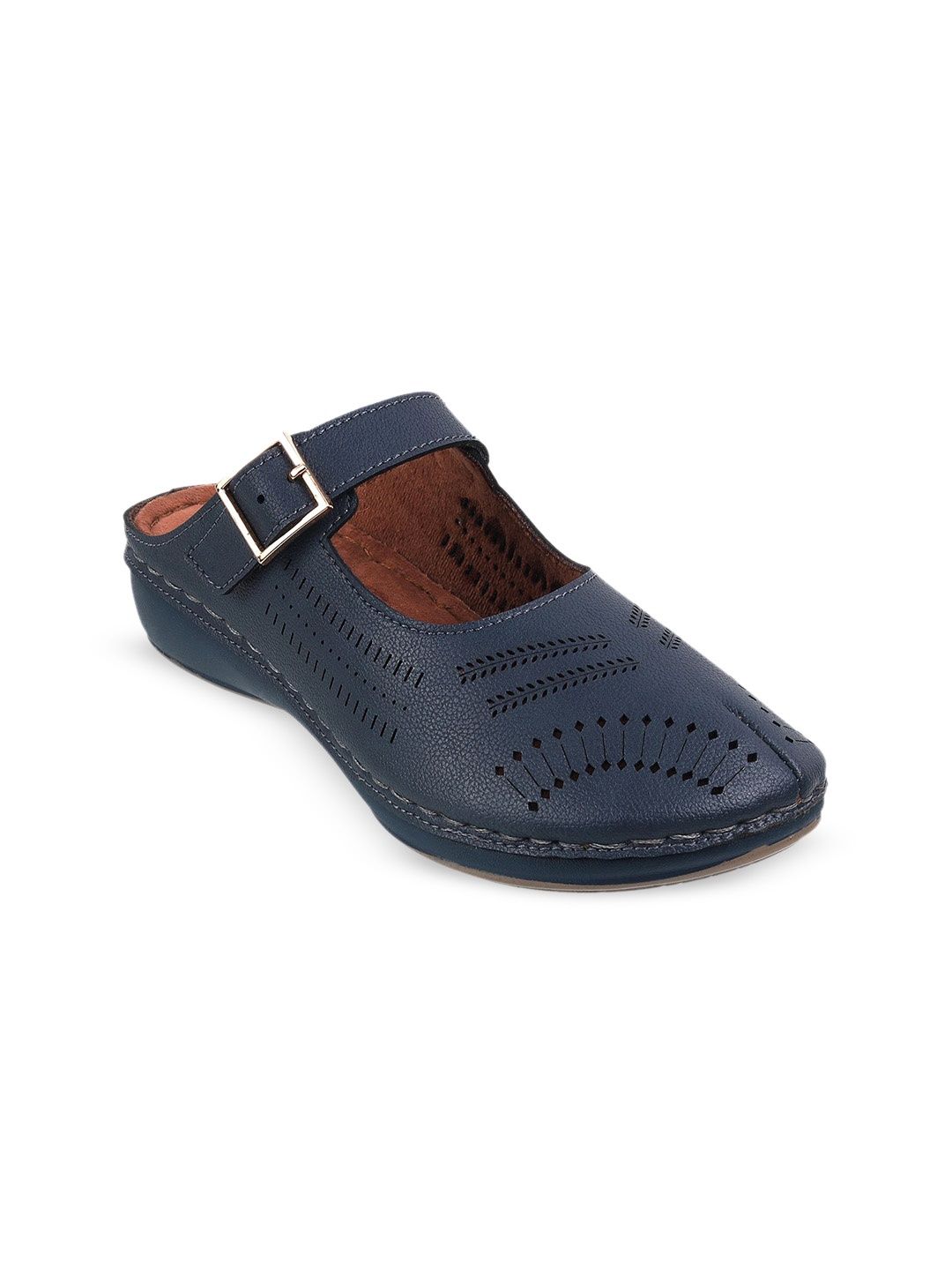 

Catwalk Women Laser Cuts Mules, Blue