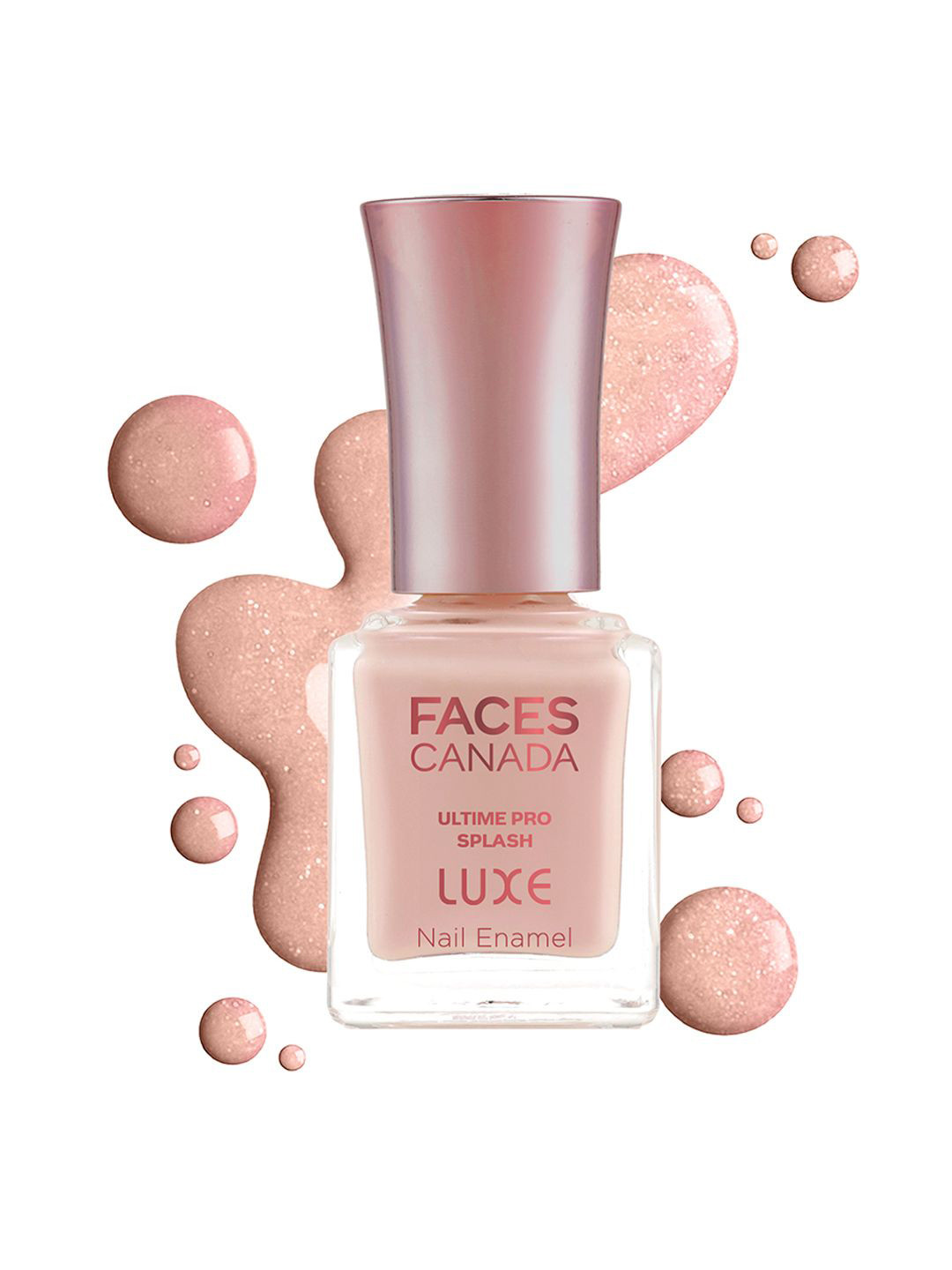 

FACES CANADA Ultime Pro Splash Luxe Nail Enamel 12ml - Moonstone L48, Pink