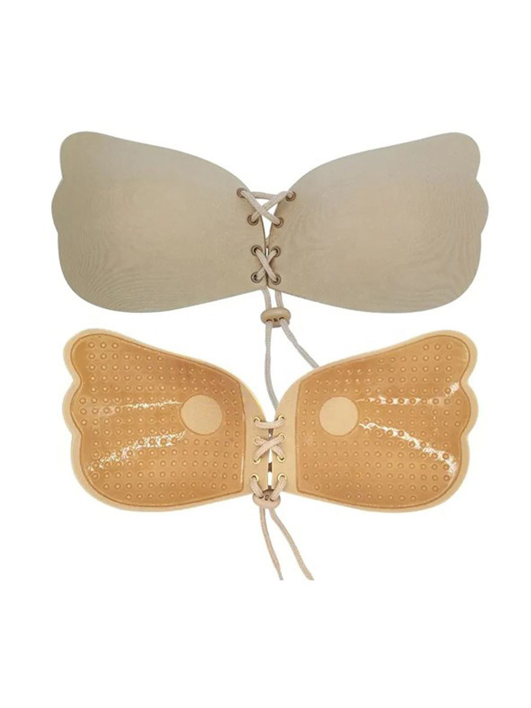 

Xivir Women Reusable Stick-On Lingerie accessories, Beige