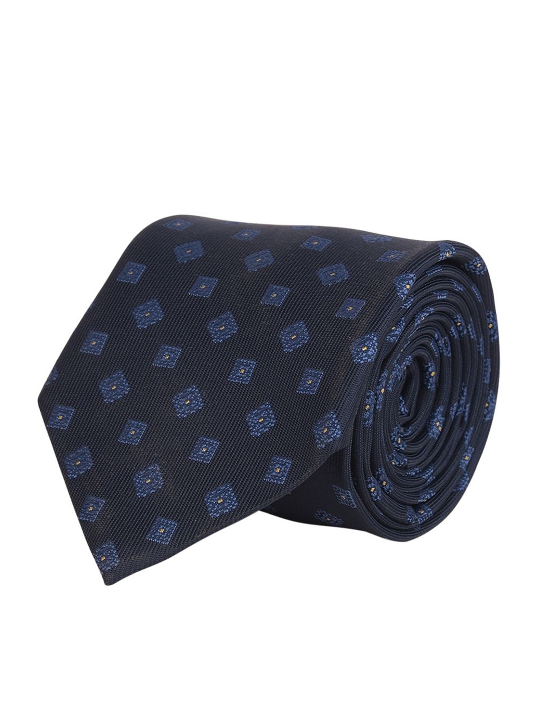 

Cazzano Men Printed Broad Tie, Blue