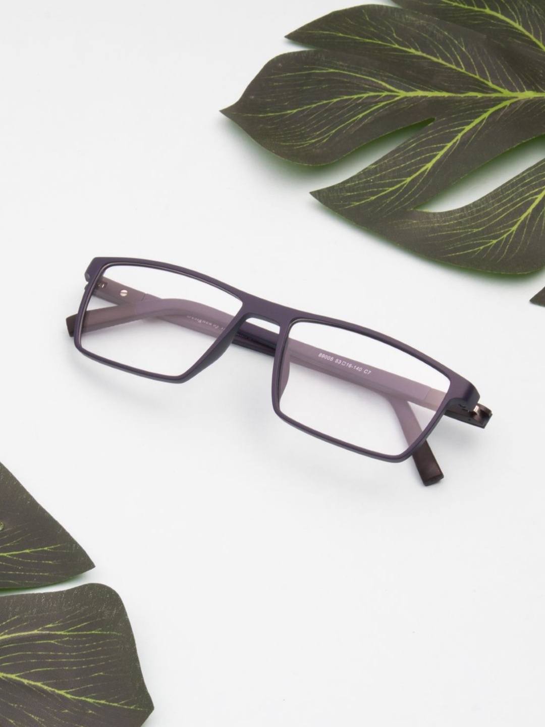 

Ted Smith Unisex Full Rim Rectangle Frames, Blue
