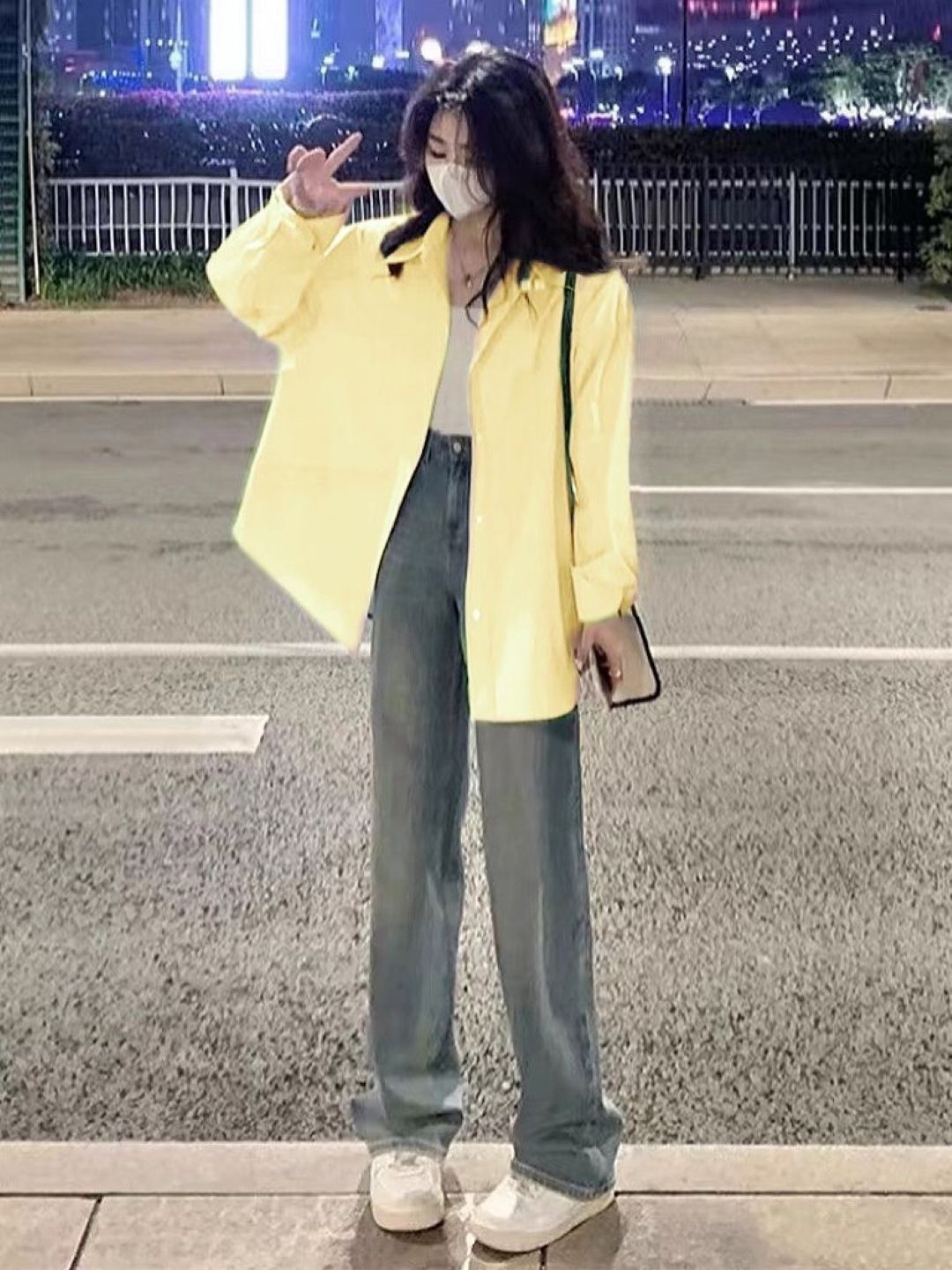 

HERE&NOW Women Comfort Opaque Casual Shirt, Yellow