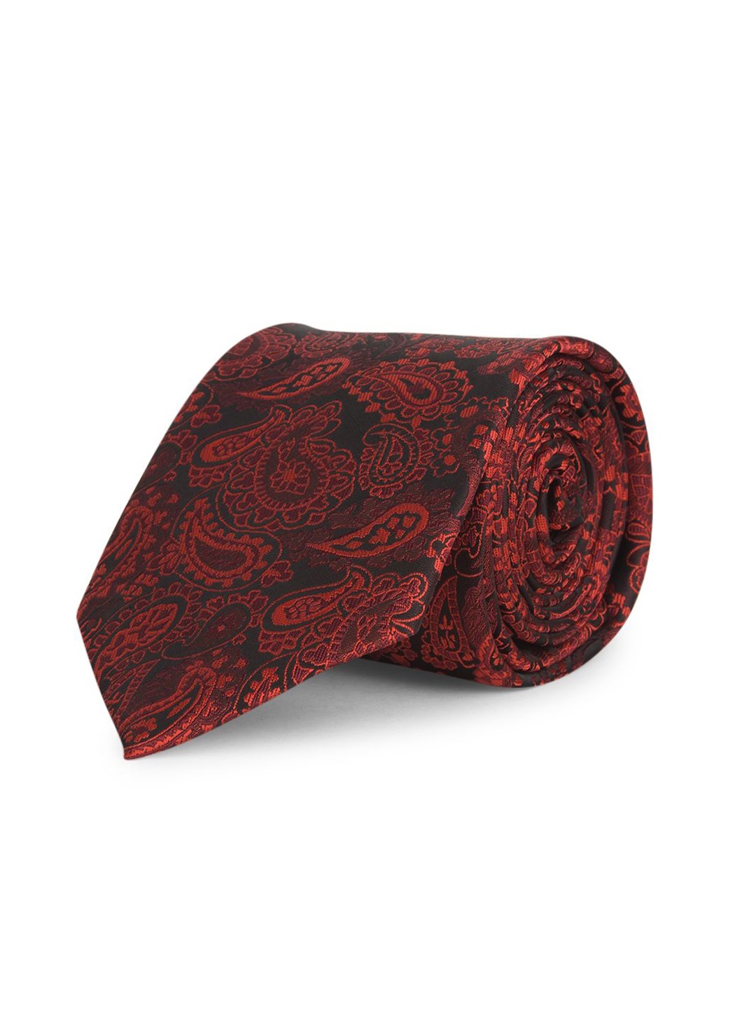 

Cazzano Men Printed Broad Tie, Red