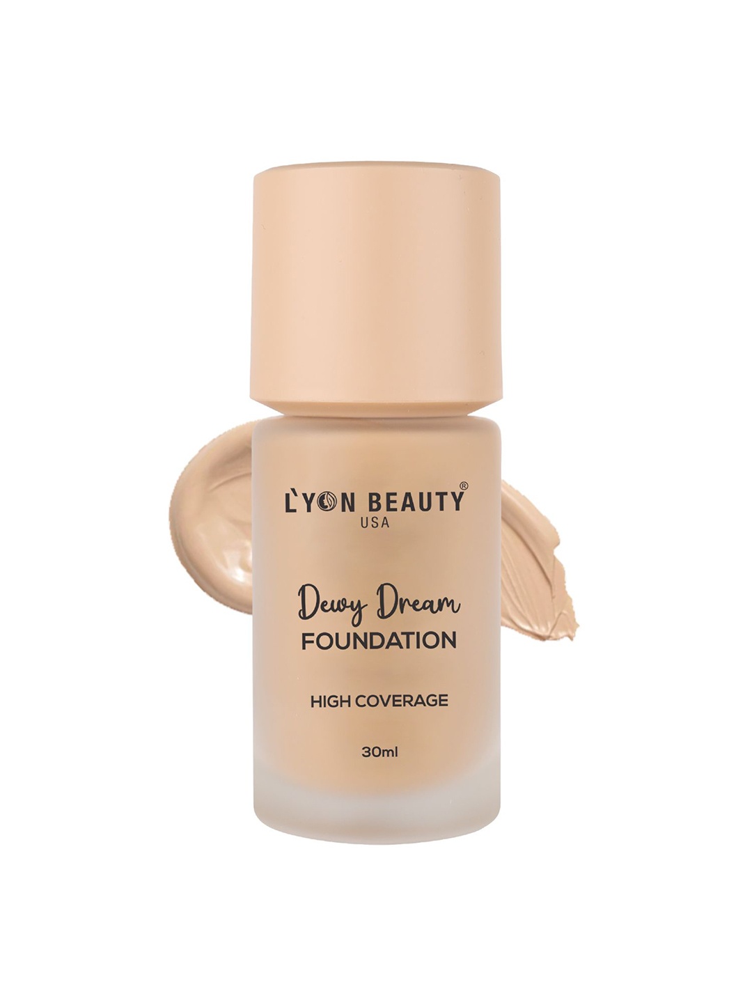 

Lyon Beauty USA Dewy Dream High Coverage HD Photo-Friendly Foundation- 30 ml- Shade-02, Beige