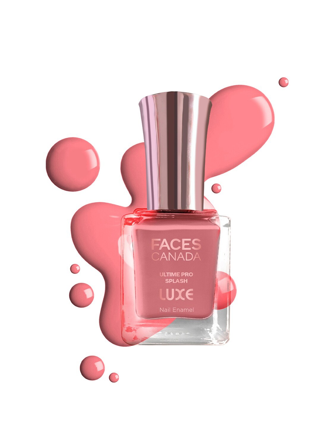 

FACES CANADA Ultime Pro Splash Luxe Quick-Dry Nail Enamel 12ml - Salmon L07, Pink