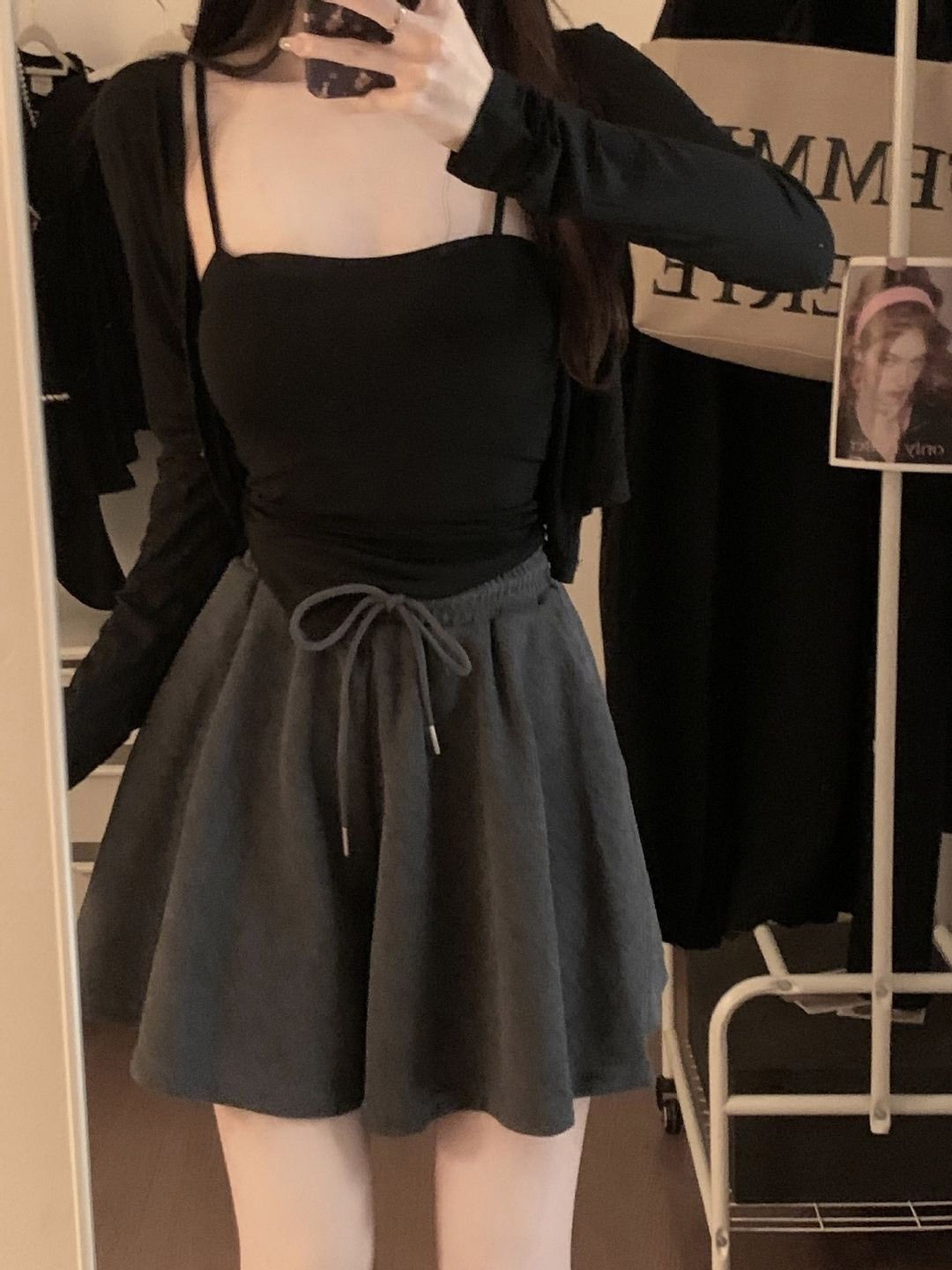 

StyleCast Women A-Line Mini Skirts, Grey